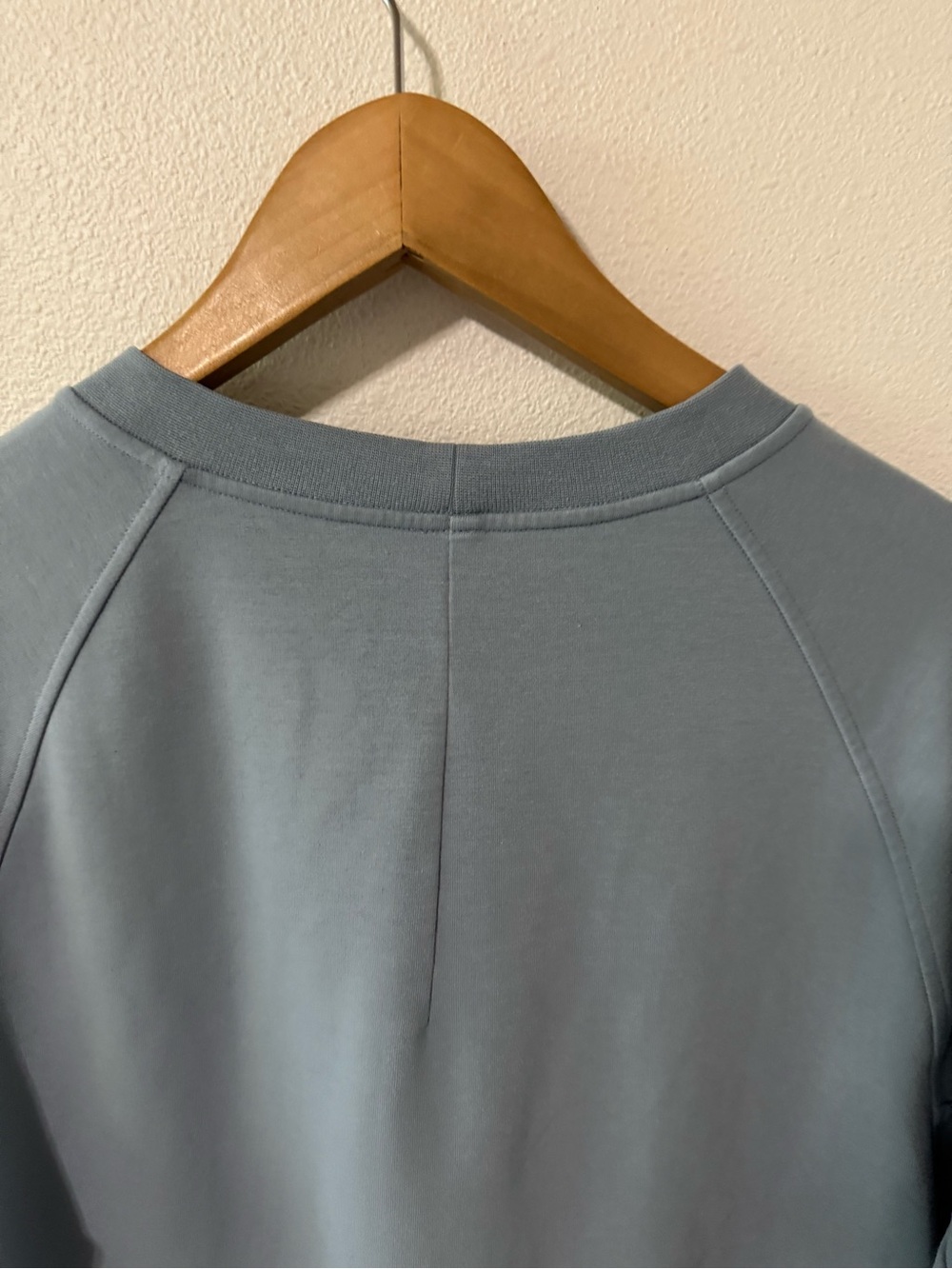 Lululemon City Sweat Crew Pullover Chambray Blue Size Zipper Athleisure-Large - Picture 6 of 10